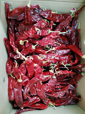 ホットピーチント 乾燥した赤チリペッパー 10-25kg/袋 000-20 スコヴィル