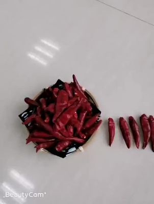 おいしいテンシンの赤い唐辛子のバーベキューはチリDe Arbol Peppersを乾燥した